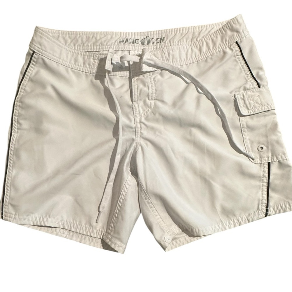 Hang Ten women’s white polyester shorts,size 5. - Picture 1 of 11